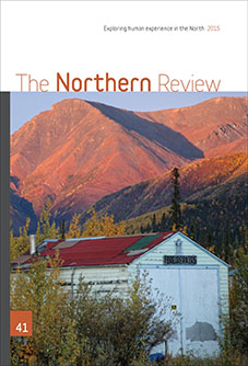 Northern Review 41 Cover photo Koidern, Yukon by Syd Cannings